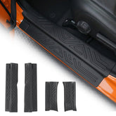 Tecbaba full-coverage sill protector for Jeep Gladiator JT shields edges and elements.