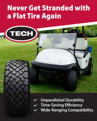 Car tire repair using Permacure II insert for professional results.