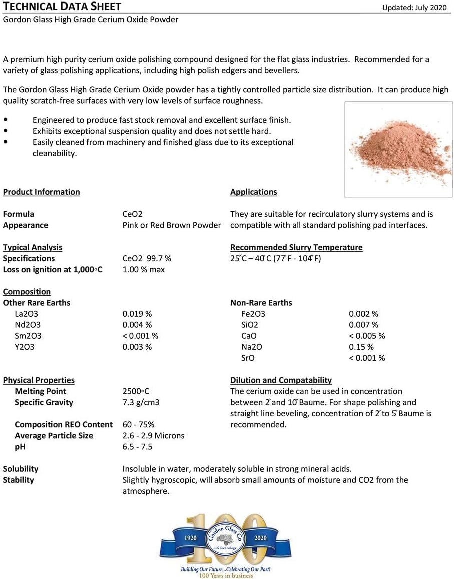 TechnologyLK cerium oxide with felt polishing wheel for mirrors and headlights restoration