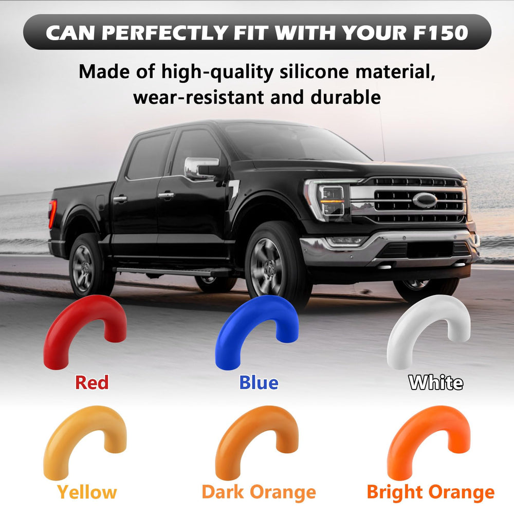TechPicco Bronco tow hook cover, close-up, durable silicone finish protects from debris.