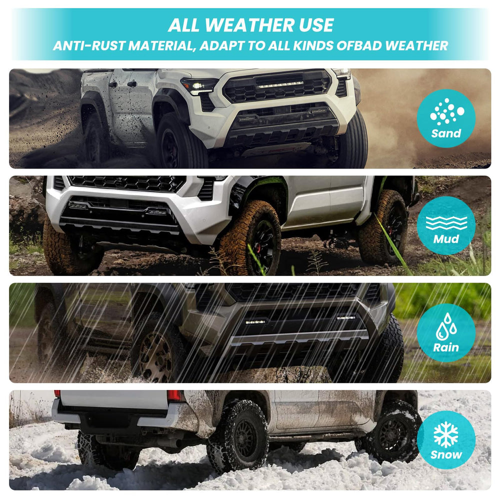 TECHPICCO ditch light bracket installed boosts off-road lighting capability