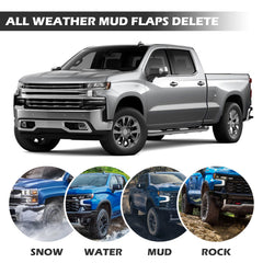 TECHPICCO mud flap delete durability in rain and road grime scenarios