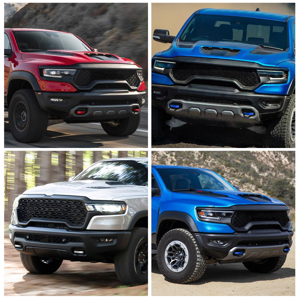 TECHPICCO RAM 1500 2019-2026 personalized tow hook cover to express style.