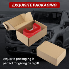 TechPicco front tow hook cover for GMC Sierra 1500 with vertical hooks