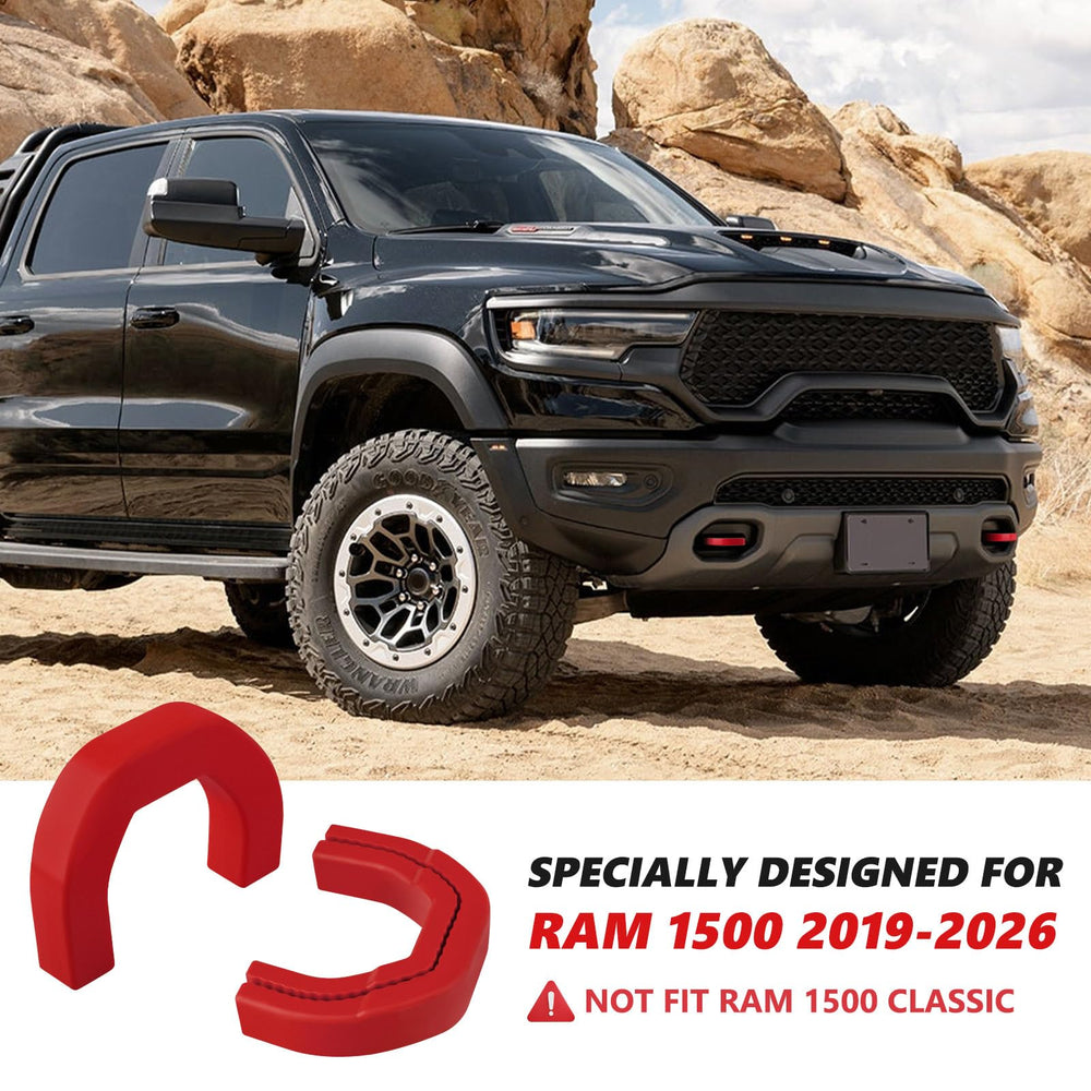 TECHPICCO hitch cover for RAM 1500 2019-2026 adds a sleek, custom look.