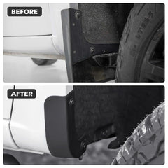 TECHPICCO mud flap delete quick-install view without drilling