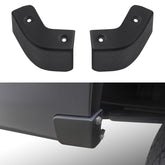 TECHPICCO mud flap delete for F-150 rear view enhances style while reducing splash.