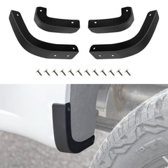TECHPICCO mud flap delete front view on Silverado 2019-2026 enhances exterior styling