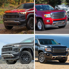 TECHPICCO Colorado Trailboss front red finish tow hooks cover adds bold color and protection