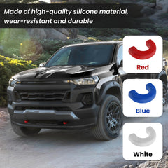 TECHPICCO Colorado Trailboss front detail tow hooks cover adds durability and clean lines