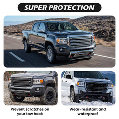 TECHPICCO GMC Canyon detail tow hooks cover showcases a crisp, custom look
