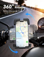TECKNET mounted on handlebars during a ride demonstrates universal fit