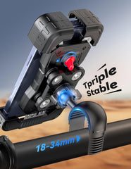 TECKNET wide compatibility with 4.7–6.8 inch phones securely held