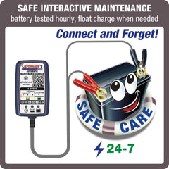 Tecmate OptiMate 1 Duo designed for indoor garage use preserves battery health