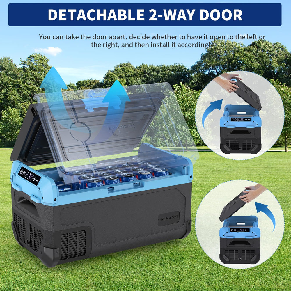 Tecnolove 30L fridge with energy‑efficient operation and modes