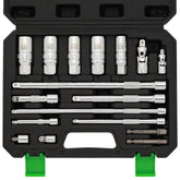 TecoTek 17-piece drive tool set, complete kit for DIY vehicle maintenance.