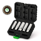 TecoTek 3-8-drive magnetic spark plug socket set ready for quick, secure installations