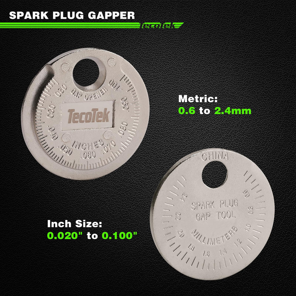 TecoTek fourteen-millimeter spark plug socket in CR-V steel for durability.