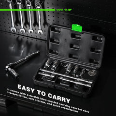 TecoTek eighteen-millimeter spark plug socket covers common engine sizes.