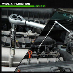 TecoTek universal joint improves alignment for angled plugs.