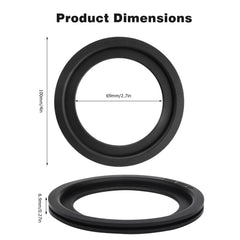 Easy-installation step visual showing no toilet disassembly required