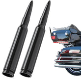 Tecreddy short antenna with bullet design for Harley-Davidson improves AM/FM reception.