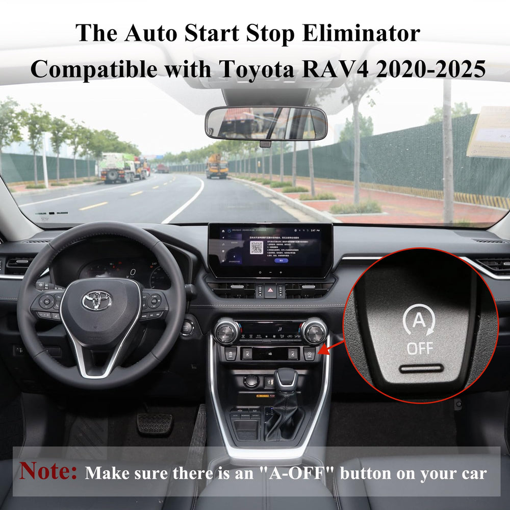 Tectary auto start-stop eliminator A-Off button for easy reactivation.