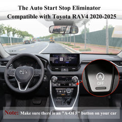 Tectary auto start-stop eliminator A-Off button for easy reactivation.