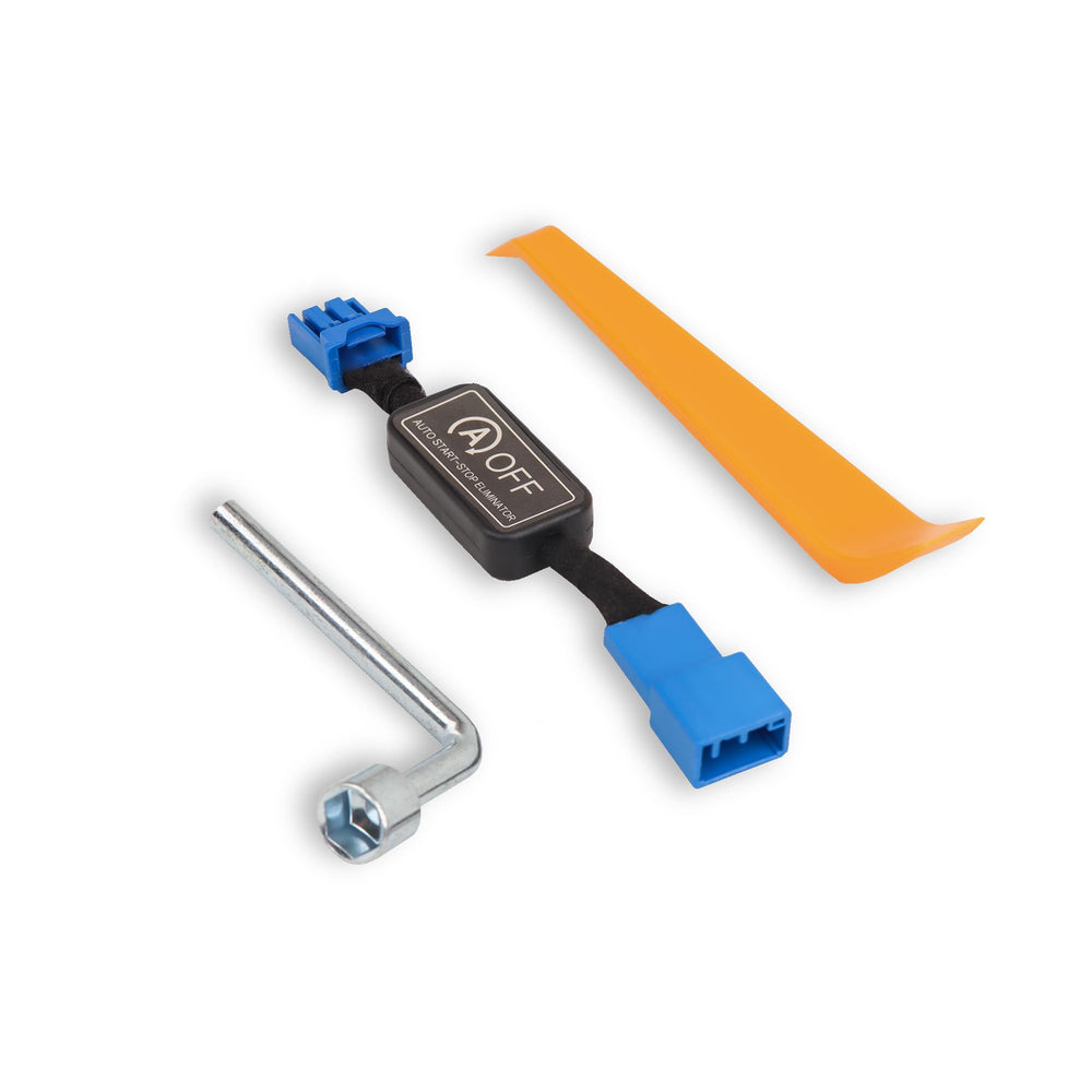 Tectary auto start-stop eliminator panel access for RAV4 enables clean installation.