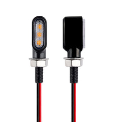 TECTEK mini LED turn signal front view boosts daytime visibility.