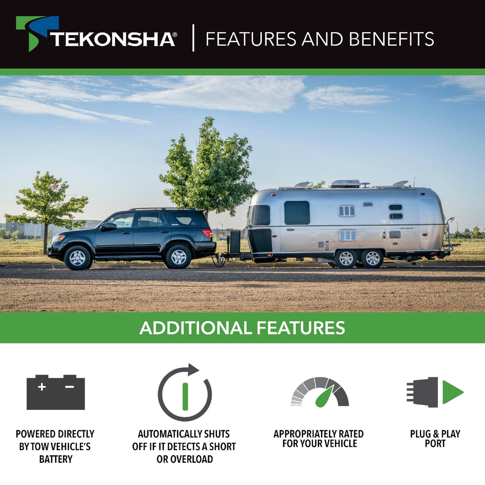 Tekonsha 305000 copper wires with braided mesh highlighting durability and heat protection