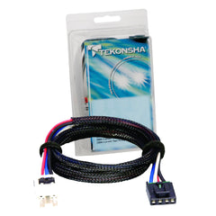 Tekonsha 305000 harness closeup showing Plug and Play connectors for quick install
