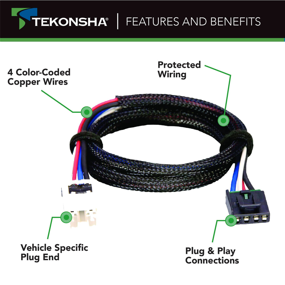 Tekonsha 305000 plug and play port demonstration for easy brake controller integration