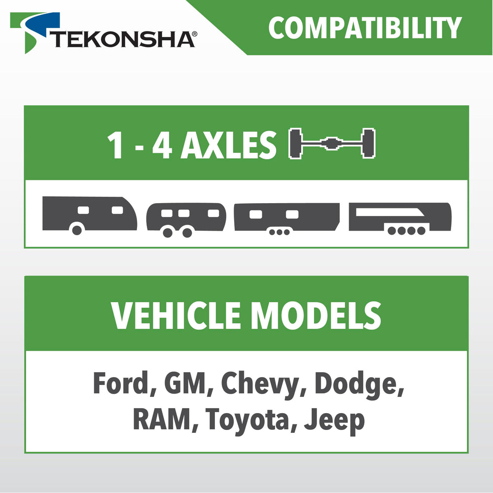 Complete Tekonsha P2 brake controller kit with mounting hardware