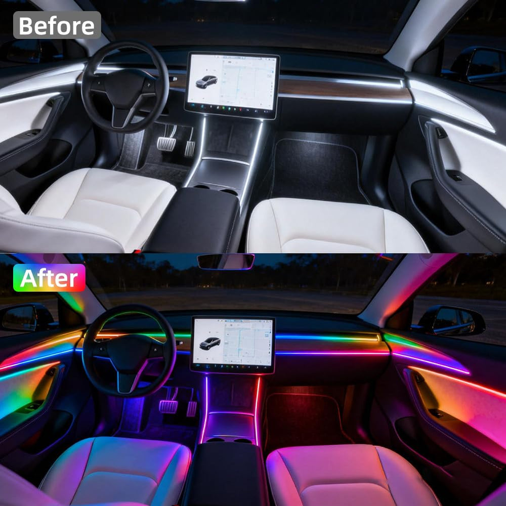 TEKSHINNY app control lets you pick colors and adjust brightness from your phone.