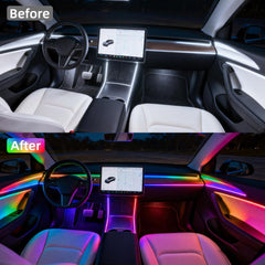 TEKSHINNY app control lets you pick colors and adjust brightness from your phone.