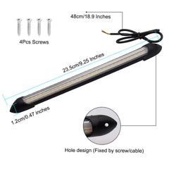 TEKSHINNY high-brightness LEDs improve road presence during daylight.