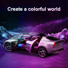 TEKSHINNY six-strip dreamcolor kit delivers dynamic ambient effects inside your vehicle.