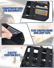 Telawsfun durable polymer construction provides sturdy, sag-free storage on every trip.