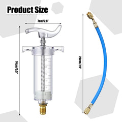 Tellegloww R1234YF low-side quick connector for versatile refrigerant work