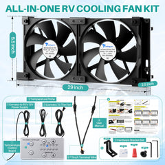 Tellingyou IP54 weatherproof fan withstands moisture and dust outdoors