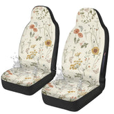 Temdrsuy boho seat cover front pattern shields seats from spills with a stylish floral look.