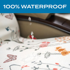 Temdrsuy boho universal-fit seat cover shows adjustable straps for a secure installation.