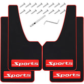 Tempsnow 4-piece mud flap set for universal car and SUV protection from road debris.