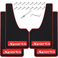 Tempsnow 4-piece mud flap set for universal car and SUV protection from road debris.