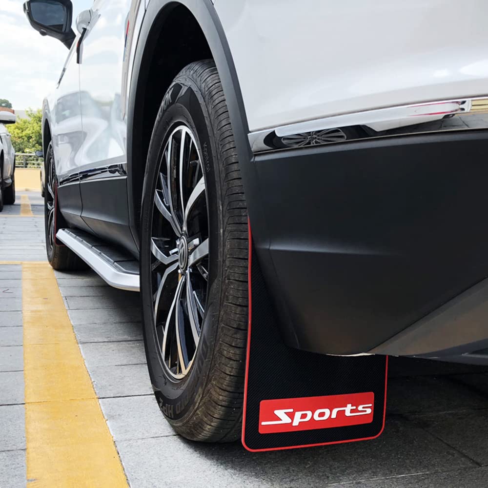 Tempsnow 4-piece mud flap set includes all pieces for versatile vehicle coverage.