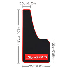 Tempsnow mud flaps withstand harsh weather and temperature changes for daily use.