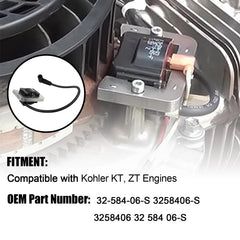 TEMSONE coil module for Kohler KT610-ZT720, side view showing compact fit