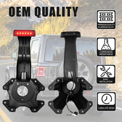 TEMSONE installation diagram aids precise mounting on Wrangler JK