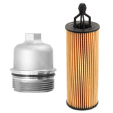 TEMSONE aluminum oil filter housing cap for Jeep Wrangler, enhanced durability for tougher drives.